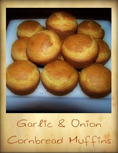 garlic-onion-cornbread-muffins-recipe