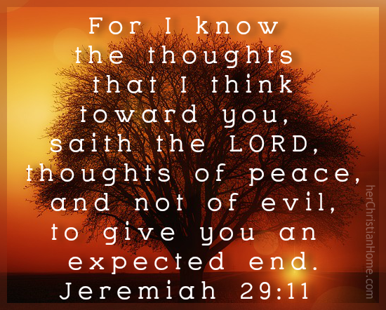 Thoughts of Peace - Jeremiah 29:11