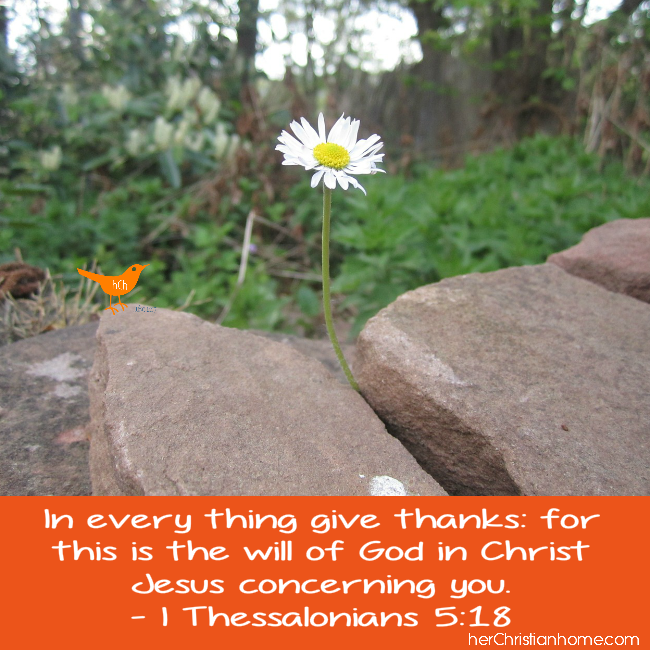 In Everything Give Thanks - I Thessalonians 5-18