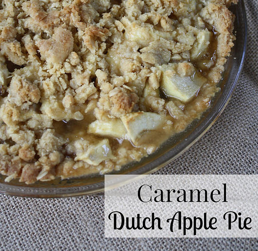 Caramel Dutch Apple Pie Recipe