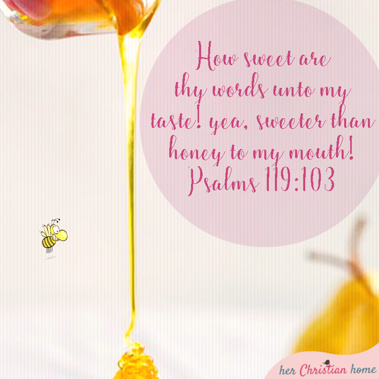 How sweet are thy words Psalms 119 103 kjv #bibleverses #womensdevotionals #psalms