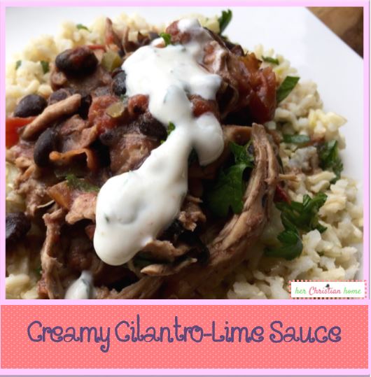 creamy cilantro lime sauce #lime #cilantro #sauce