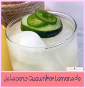 jalepeno cucumber lemonade #spicydrink #beverages