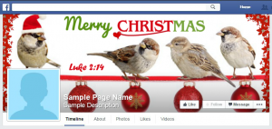 Merry Christmas kjv FB cover photo image #merrychristmaskjv