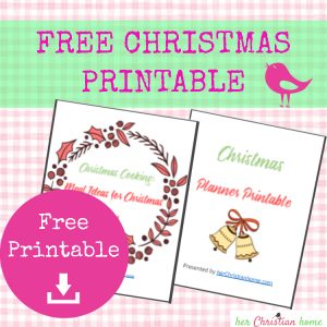 Free Christmas Printable #freeprintables #christmasplanner