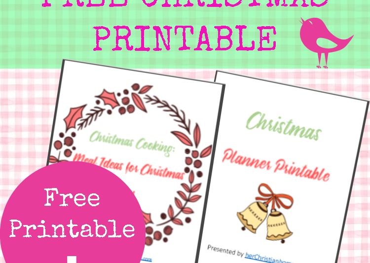 Free Christmas Printable #freeprintables #christmasplanner