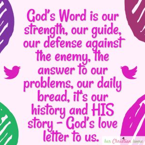 God's Word is our strength, our guide #christianity #devotional