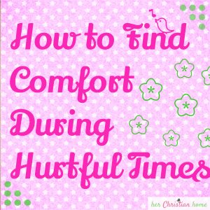 How to Find Comfort During Hurtful Times #comfort #devotional