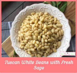 Tuscan White Beans with Fresh Sage #beans #sage #cleaneatingrecipes