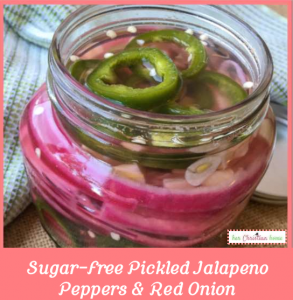 Sugar Free Picked Jalepeno Peppers Red Onion #sugarfreerecipes #pickledfoorecipes