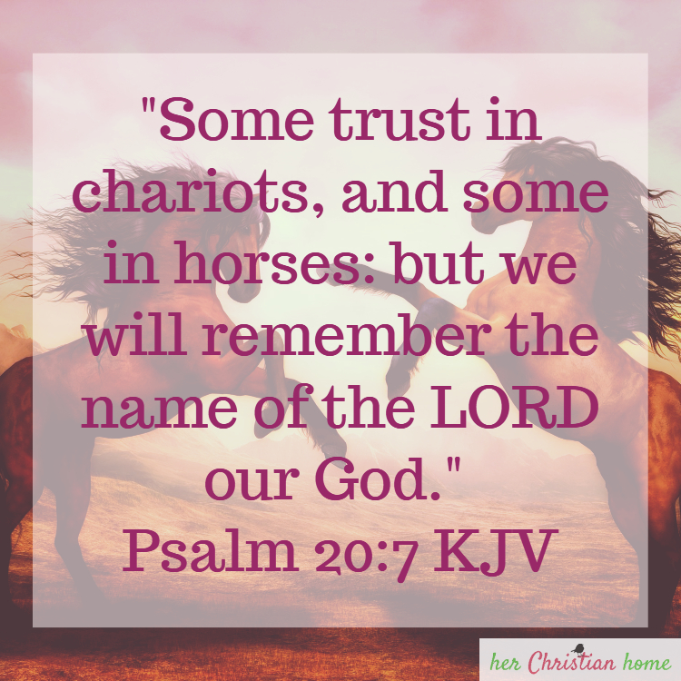 But we will remember the name of the Lord our God Psalm 20:7 #bibleverse