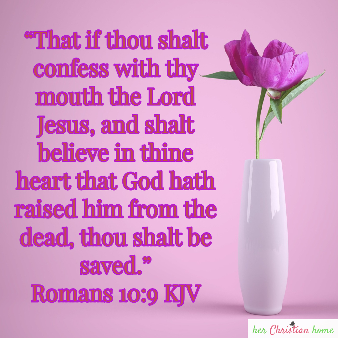 Romans 10 9 KJV HerChristianhome