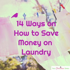 How to Save Money on Laundry