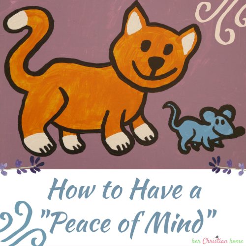 how to give her peace of mind