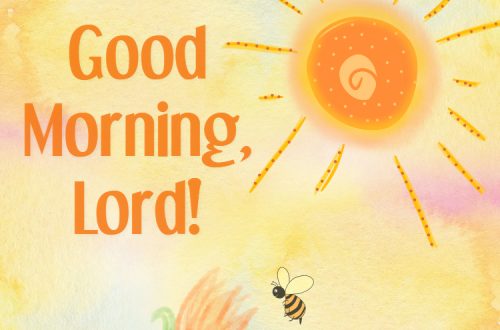 Good Morning, Lord (Devotional)